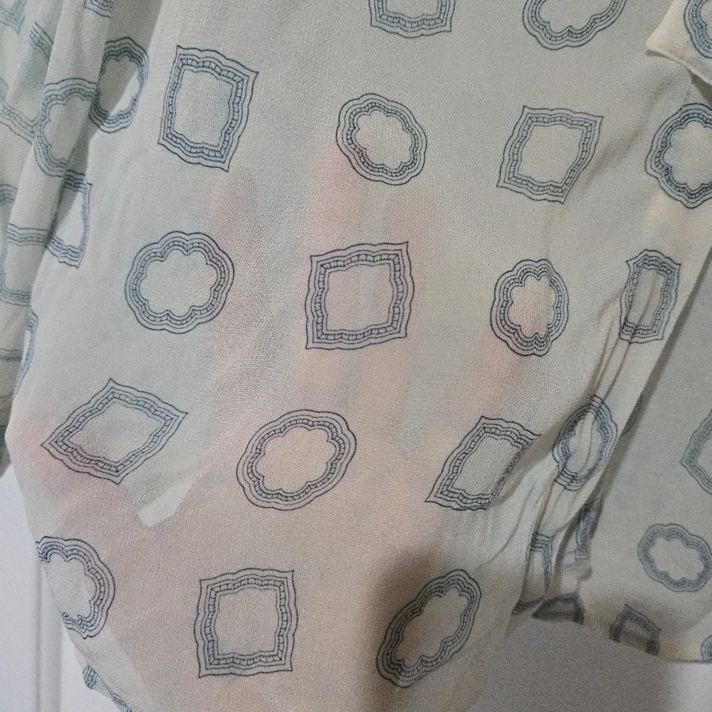 Vintage Giorgio Armani Sheer Blouse, SIZE 6 - Picture 11 of 16